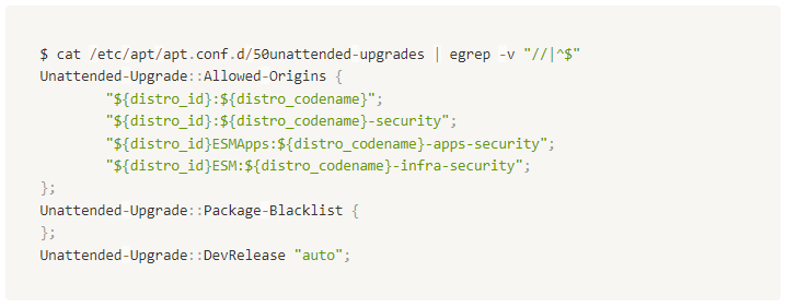 unattended-upgrades