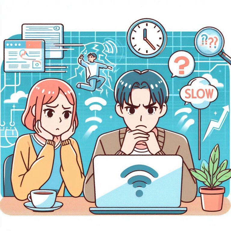 인터넷 속도 저하되어 고민